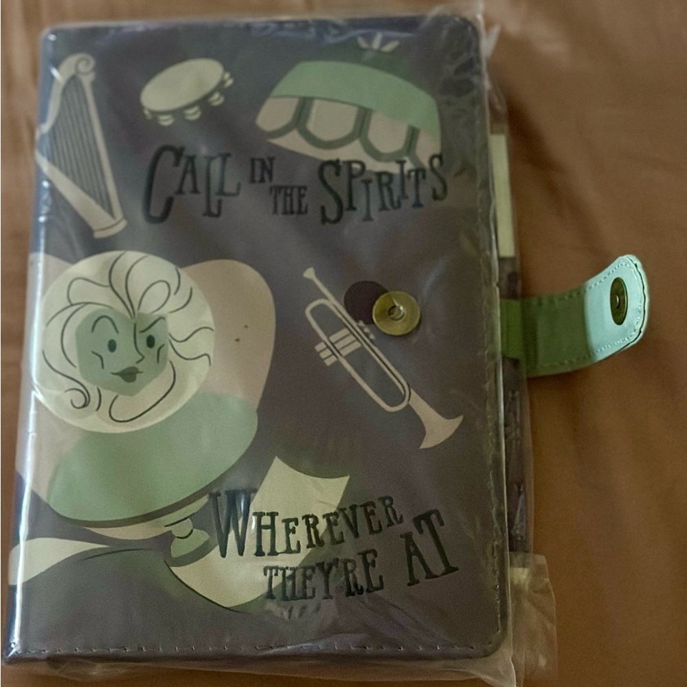 Disney Parks Haunted Mansion Notebook- includes page markers, pen, stickers- NWT